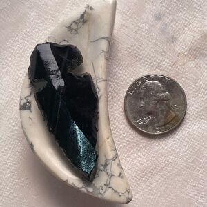 Black Obsidian Arrowhead Crystal